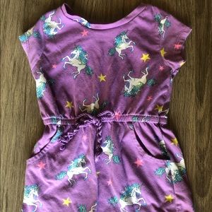 Toddler Girl Unicorn Onesie